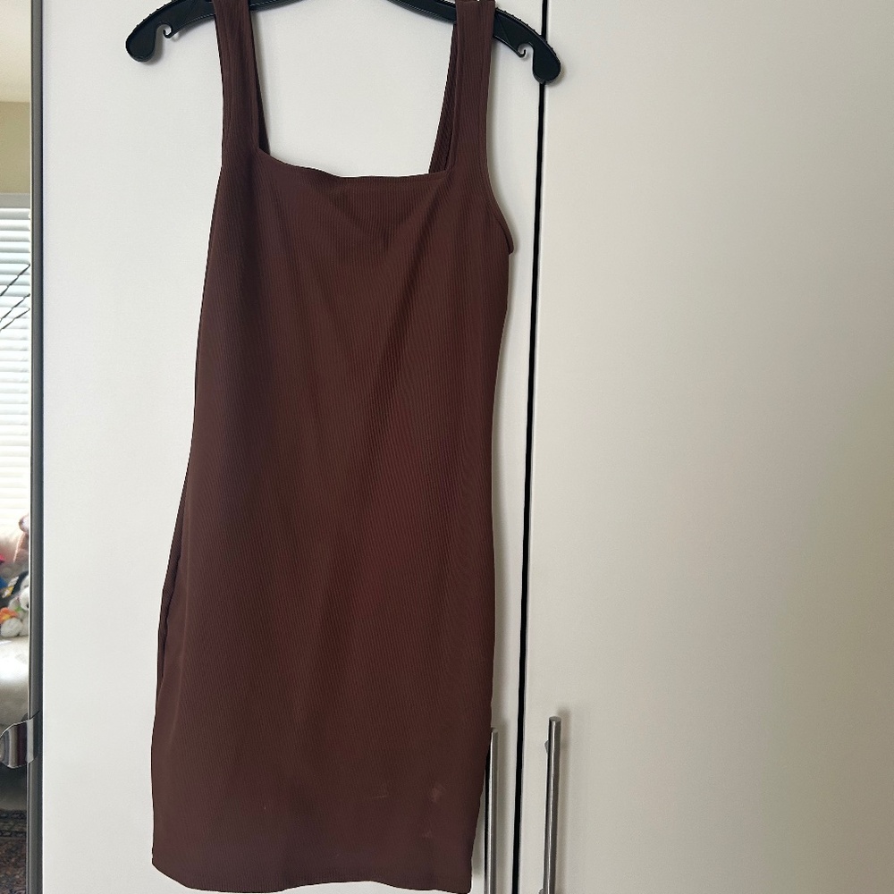 Cotton On Brown Bodycon Dress